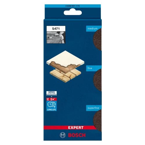 Kit 3 éponges Bosch Expert 3 grains 4 Kit 3 éponges Bosch Expert 3 grains – Image 2