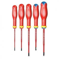 Jeu de 5 tournevis islolés 1000 V Facom ATD.J5TVEPB