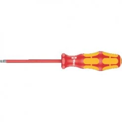 Tournevis Wera 160 i isolé 1000 V pour vis à fente -Screwdriver Soldes Boutique AFD 168442